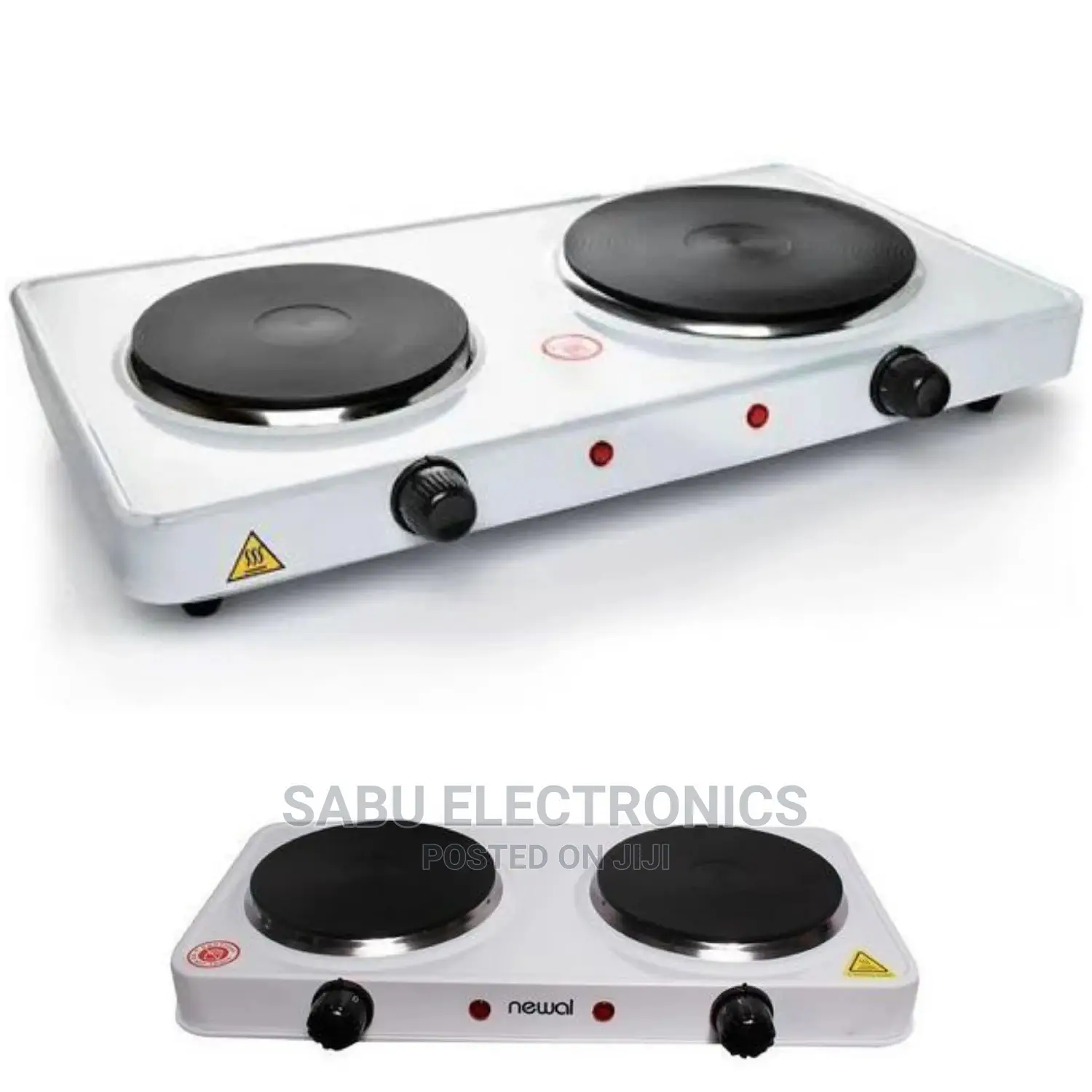 Double Hot Plate- Best Quality- White