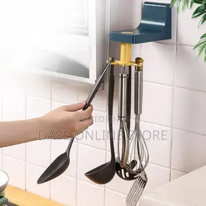 Household Wall Hanging Rotating Hook Rack KITCHEN HANGER