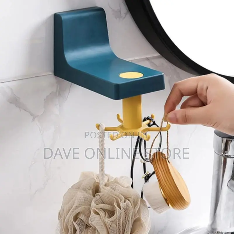 Household Wall Hanging Rotating Hook Rack KITCHEN HANGER