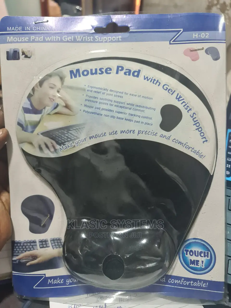 Mousepad With Gel Wrist Support