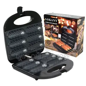 Hot Dog Corn Maker Black