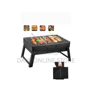 Bbq Foldable Barbeque Rack-Black