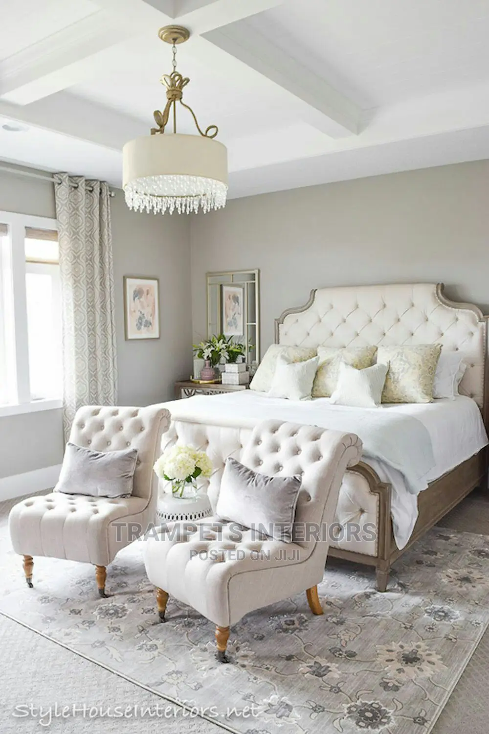 Modern Dressed Bed