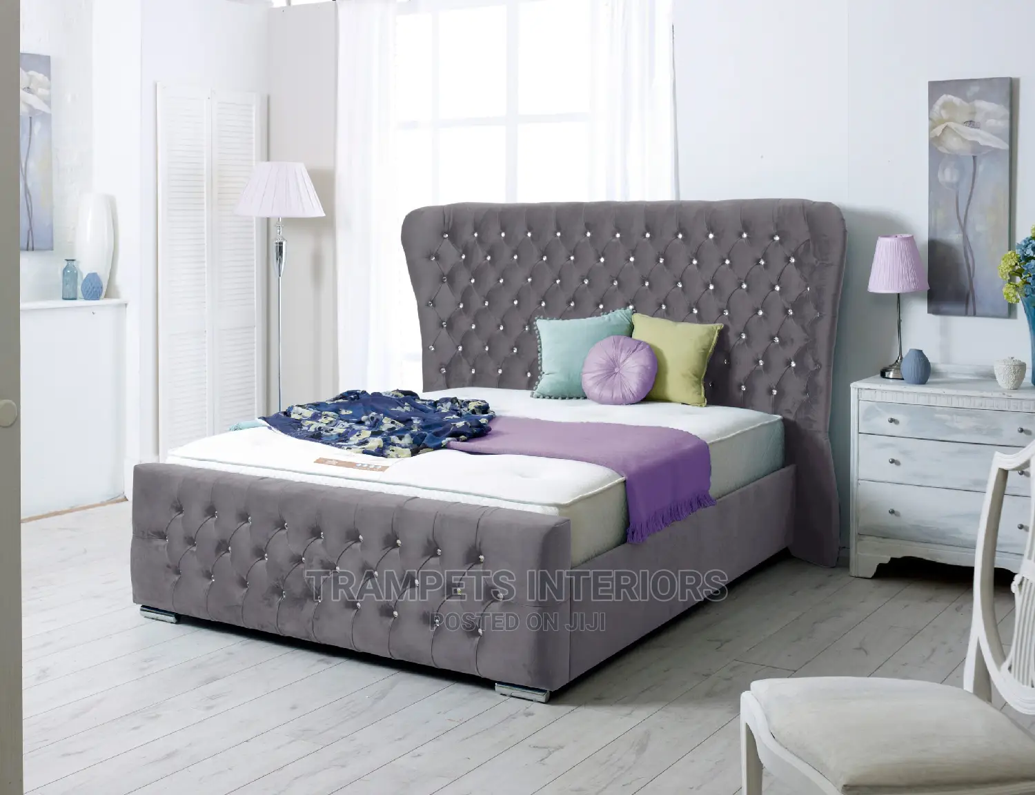 Modern Dressed Bed