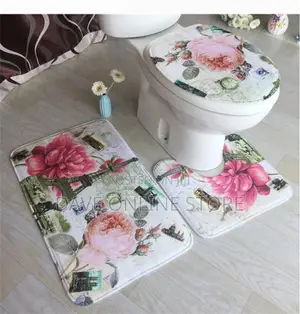 Three Pieces of Bathroom Toilet Mat S,Bathtub Mats