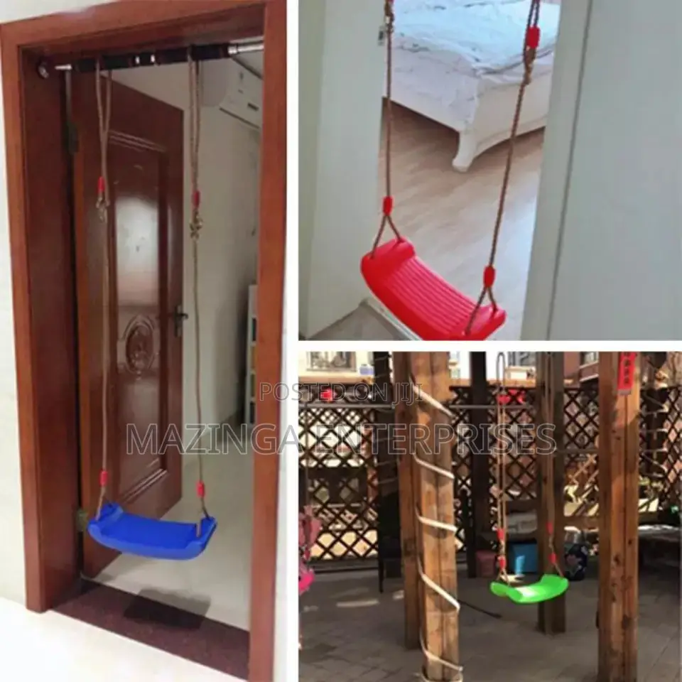 Kids Play Swing With Adjustable Height (100kg Capacity)