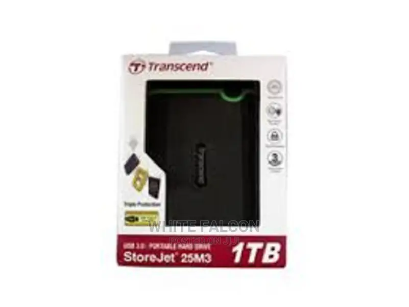 1 Tb Transcend Storejet External Hard Drive