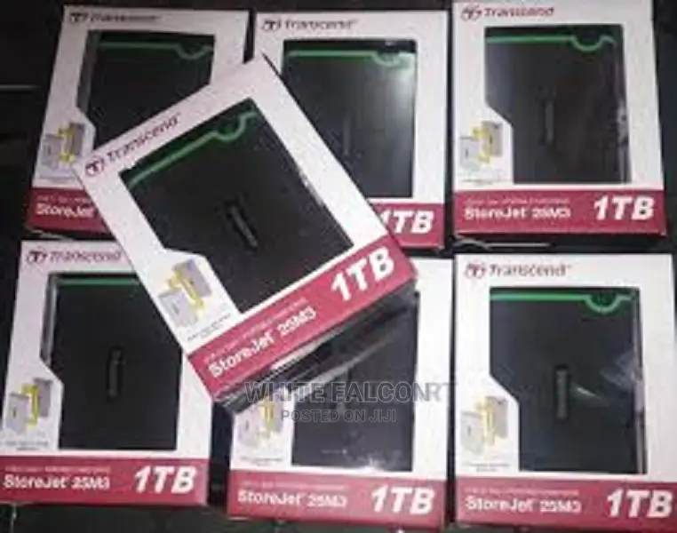 1 Tb Transcend Storejet External Hard Drive
