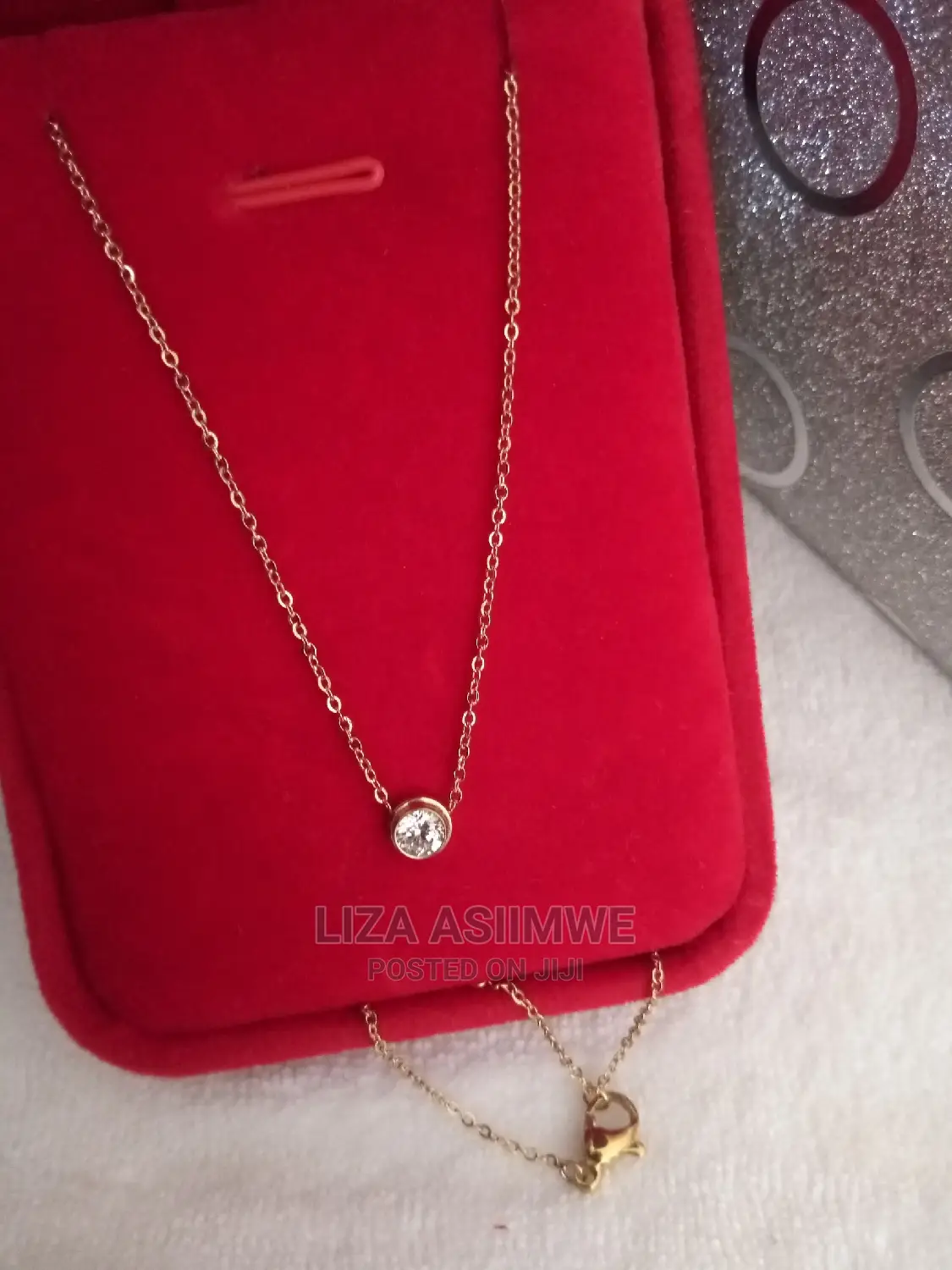 Simple and Stainless Necklace Available With a Box It's Self