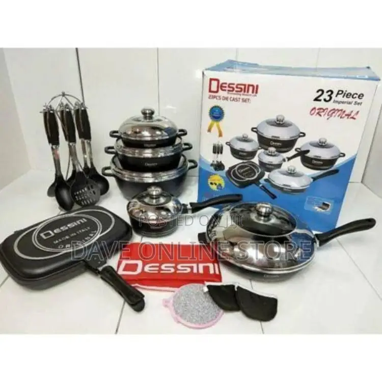 Dessini 23pieces Heavy Serving Dishes and Cookware Set