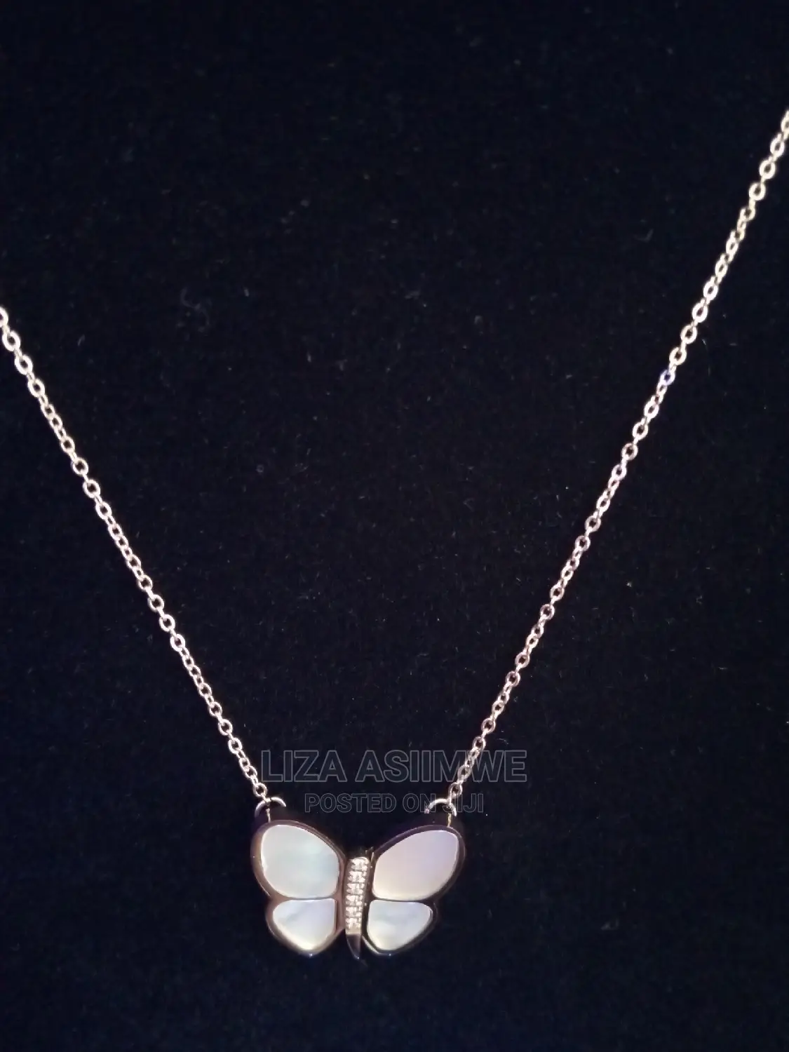 Stainless Steel Butterfly Necklaces Available