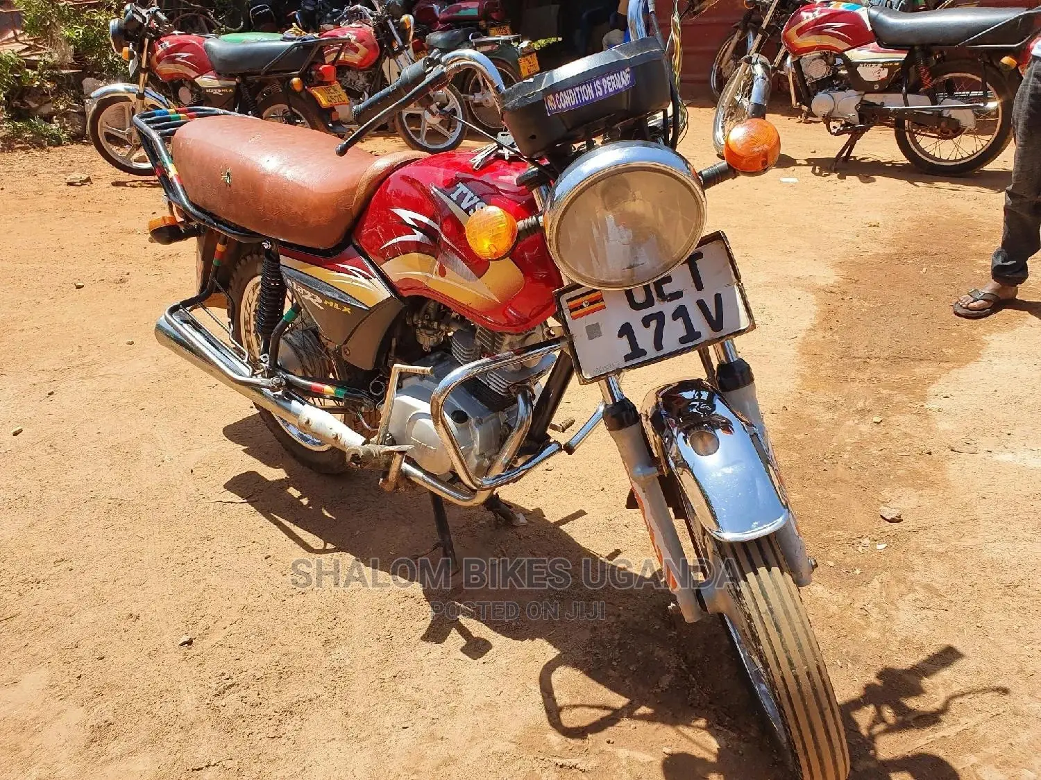 TVS Apache 180 RTR 2021 Red