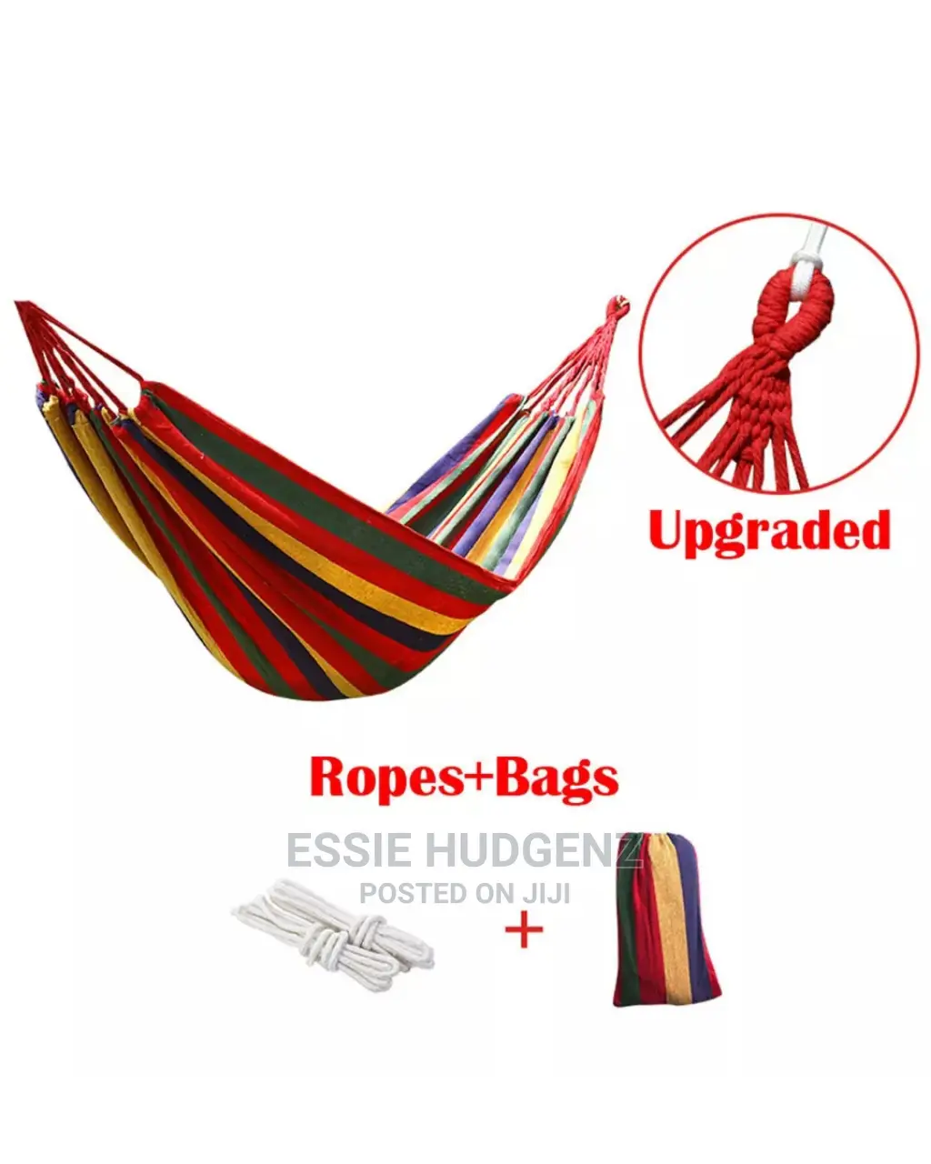 Hammock/Canvas Stripe Bed