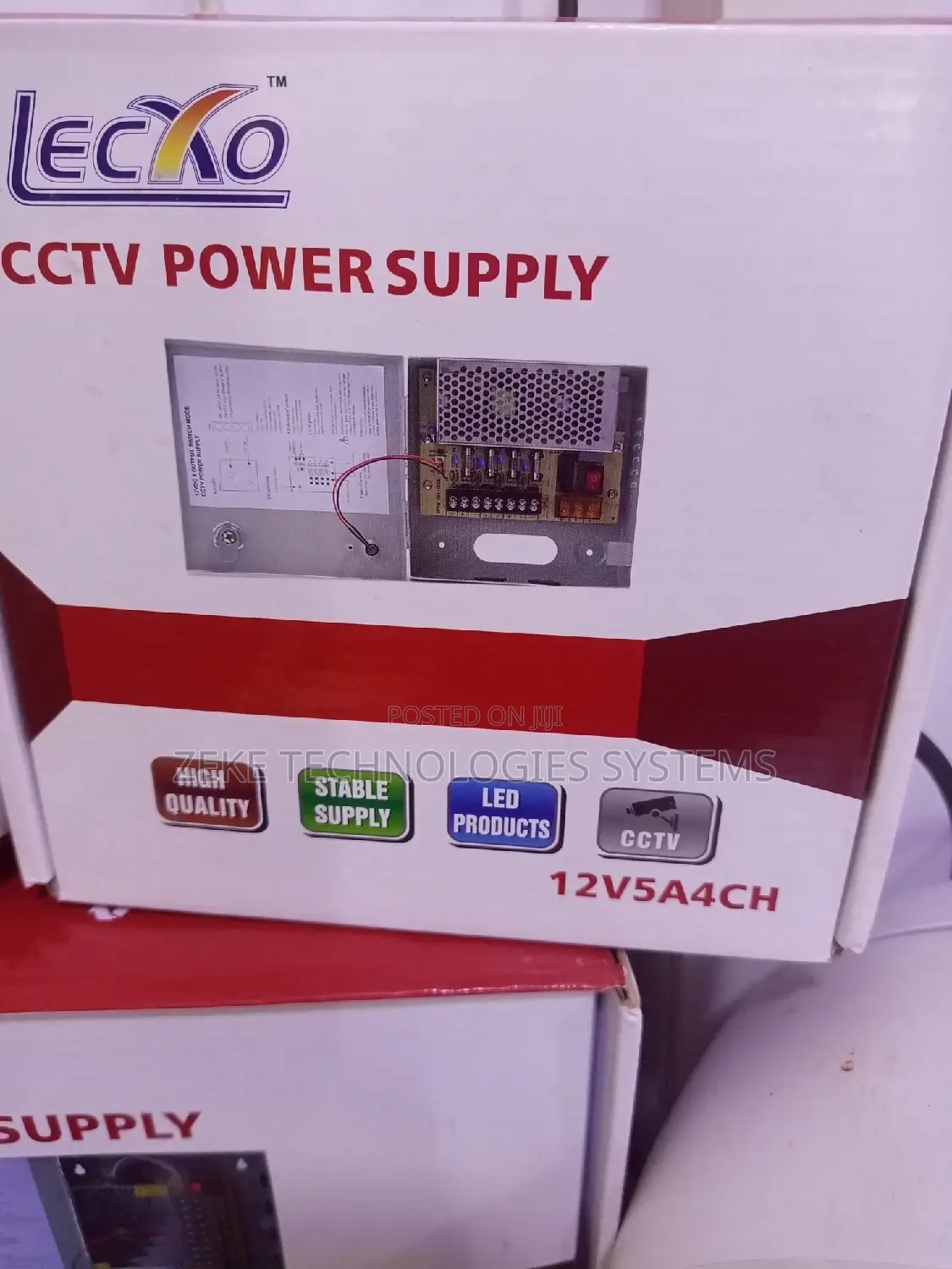 CCTV Power Supply 5amps Fused.