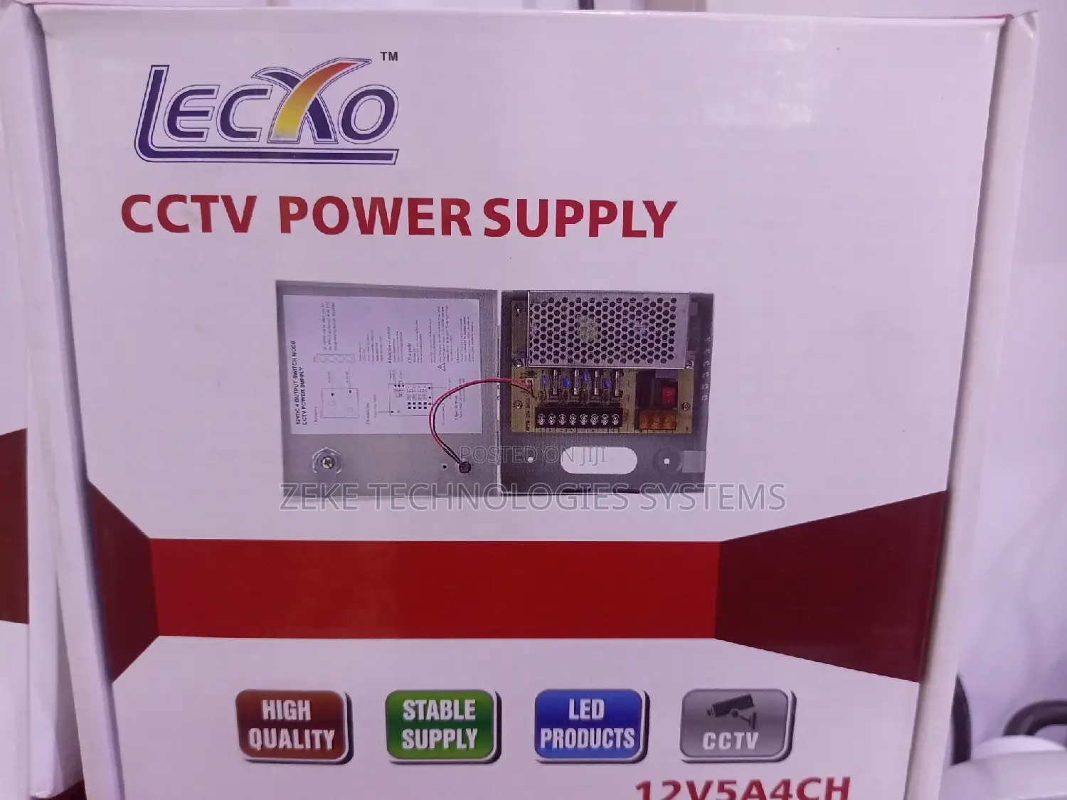 CCTV Power Supply 5amps Fused.