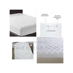 Dr. Cozy Quilted Mattress Protector Waterproof - White
