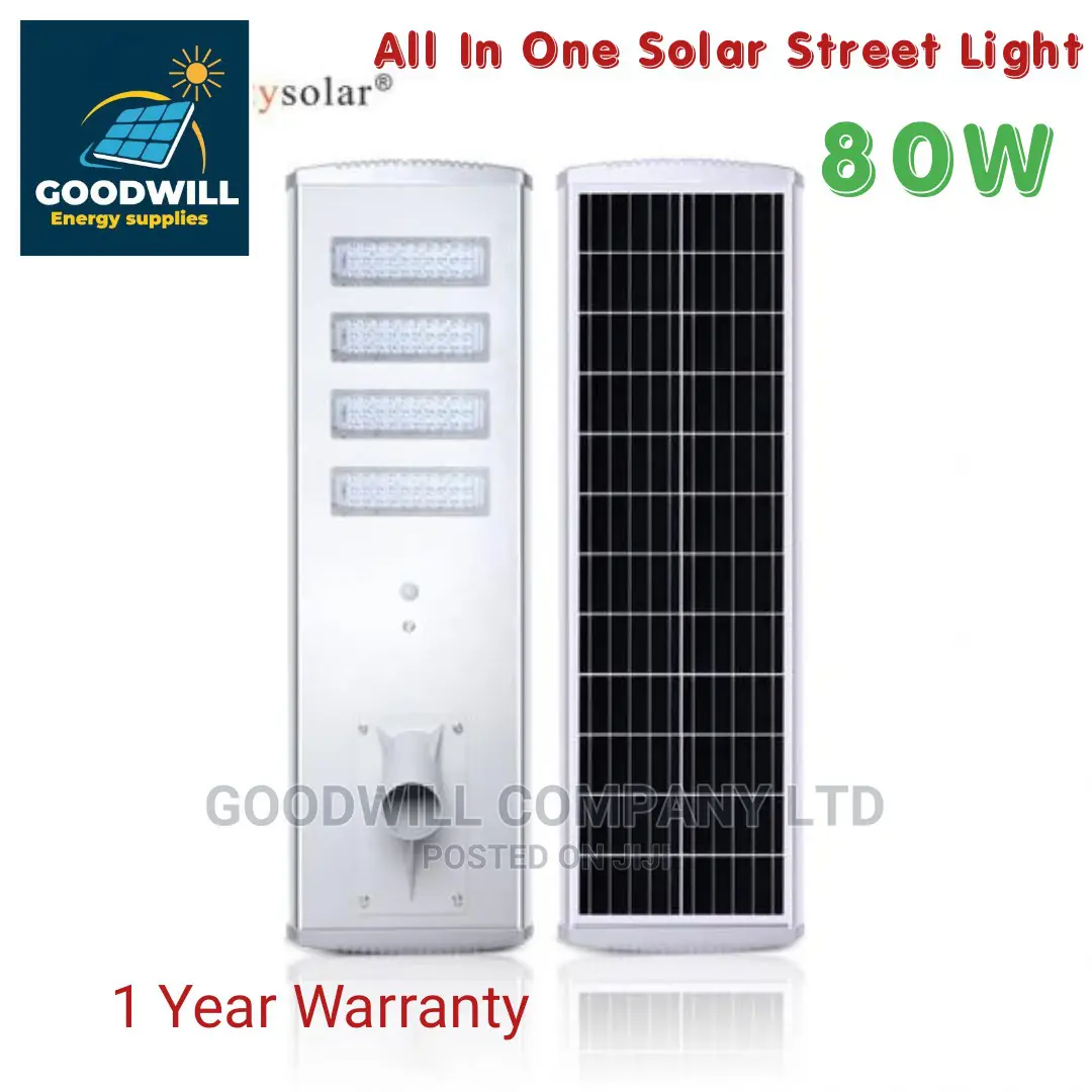 All in One 80w Solar Street Light