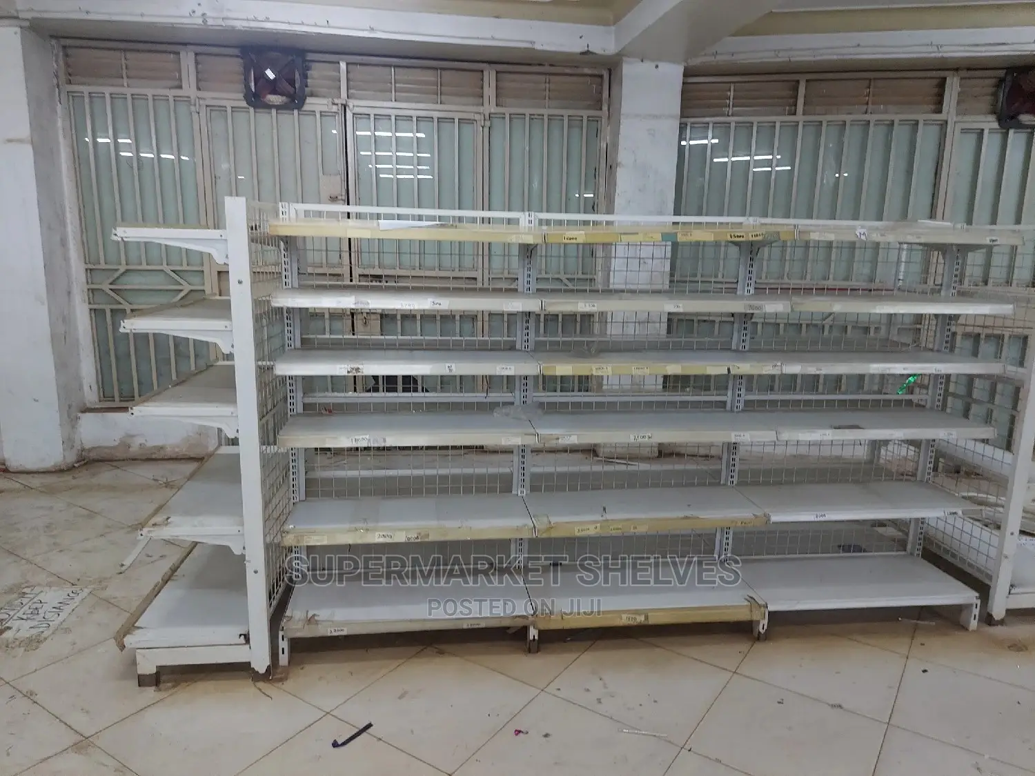 Supermarket Shelves Double and Singles on Sale
