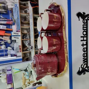 Maroon Tea Set