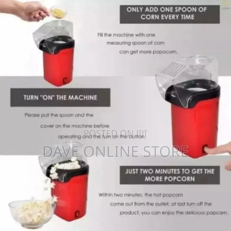 Electric Popcorn Maker Popper Machine