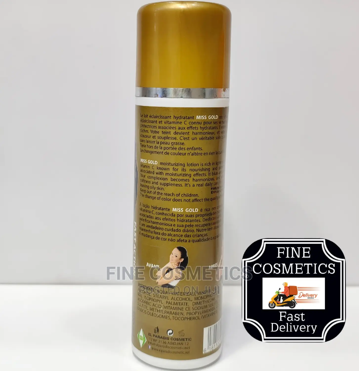 MISS GOLD 7 Days Clarifying Beauty Body Lotion