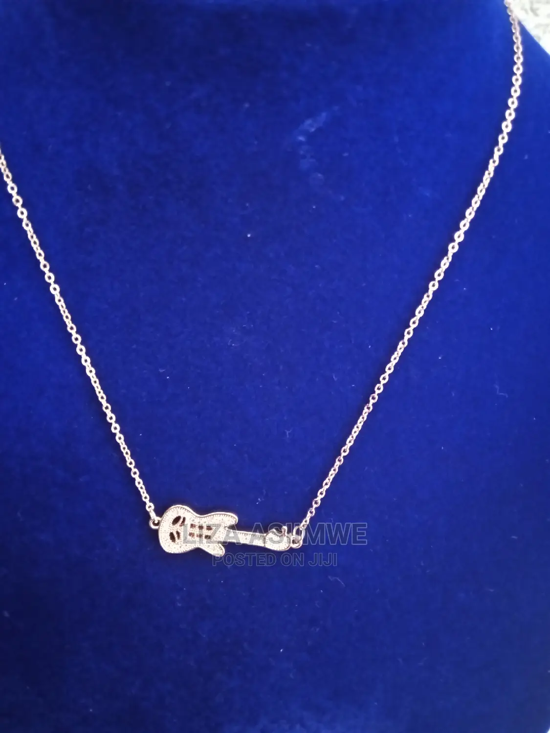 Simple Lady Necklaces With Unique Guitar Pendant Available
