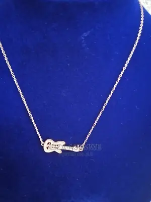 Simple Lady Necklaces With Unique Guitar Pendant Available