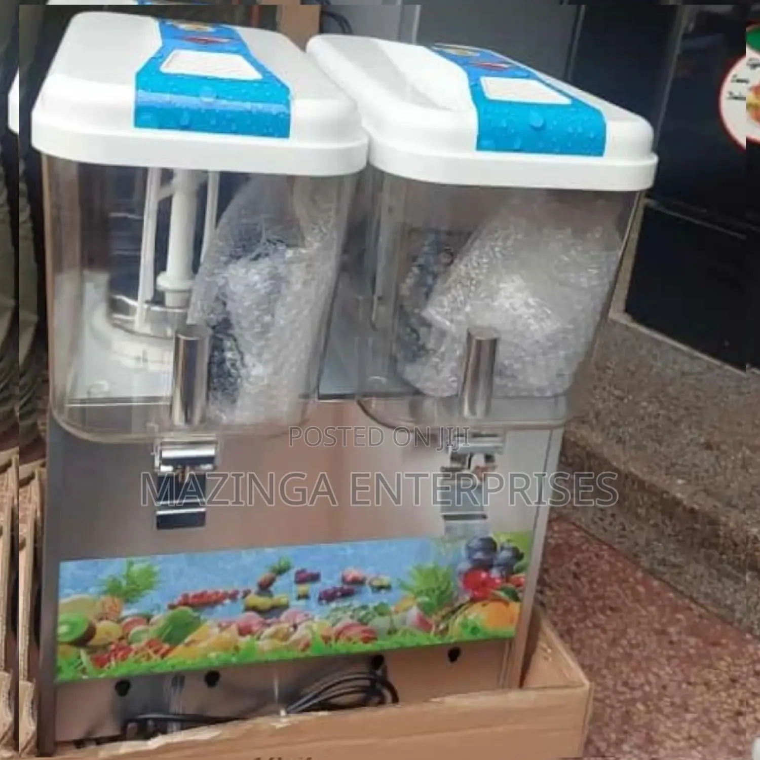 Commercial Double Chembers Juice/Beverage Dispenser Machine