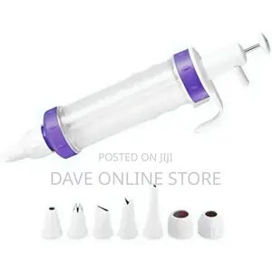 Dessert Decorator With Cake Icing Tool Set – White
