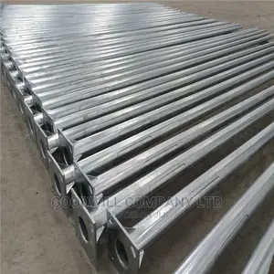 Galvanized Solar Street Light Poles