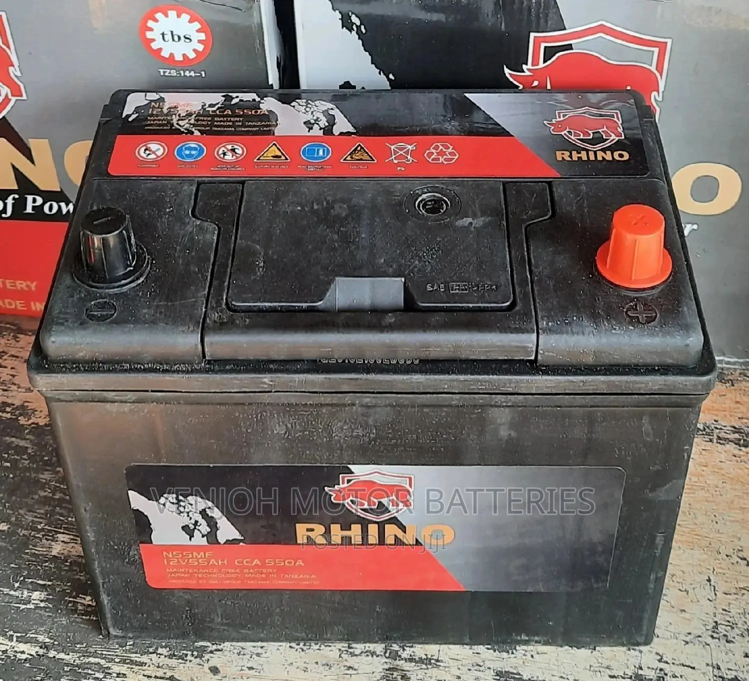 N50 - 55 AH Japan Tech Car Battery