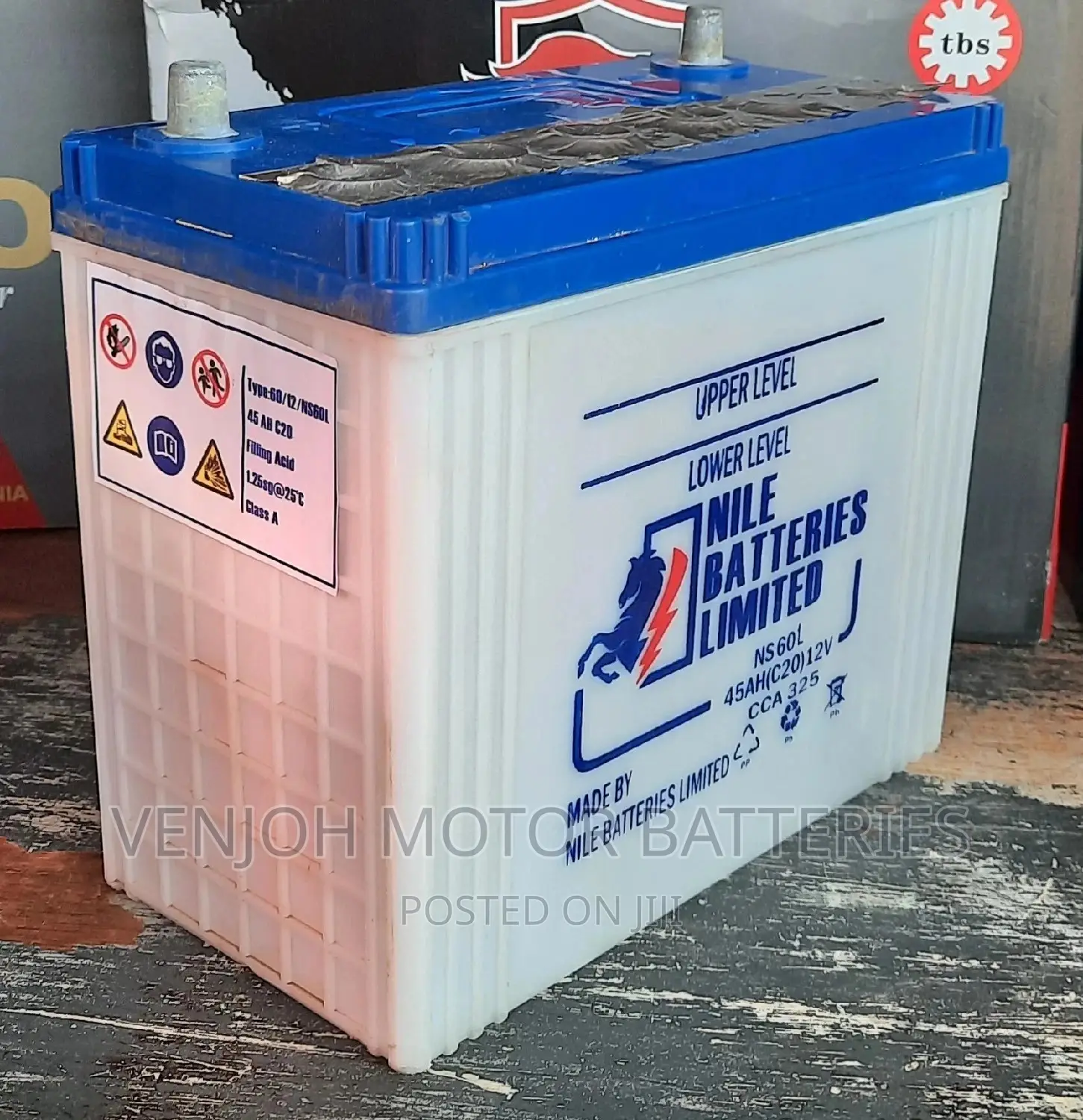 Ns60 -45 AH Nile Car Battery