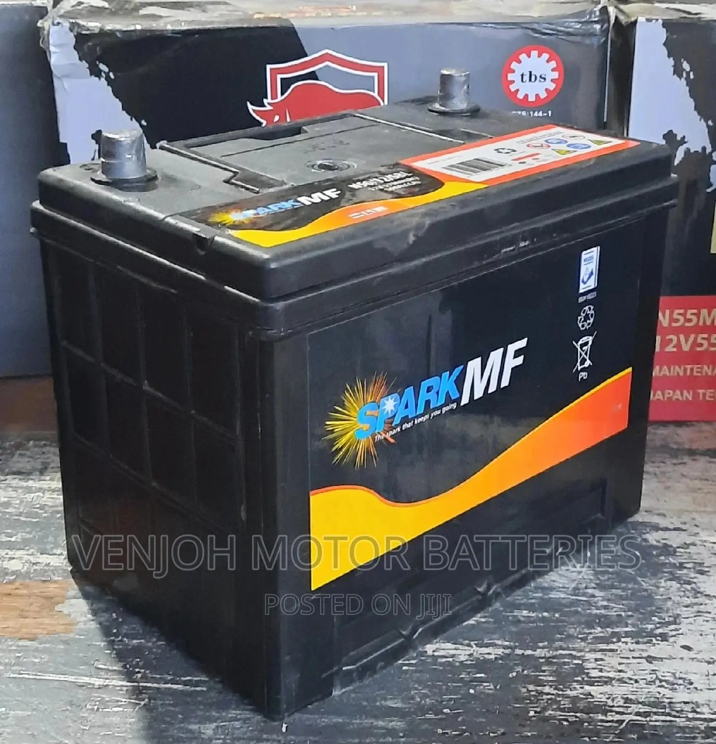 N50 -50 AH Spark Maintenance Free Car Battery