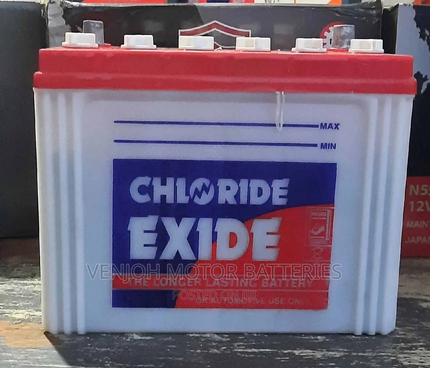 N50 SRR/L -50 AH Chloride Exide Car Battery