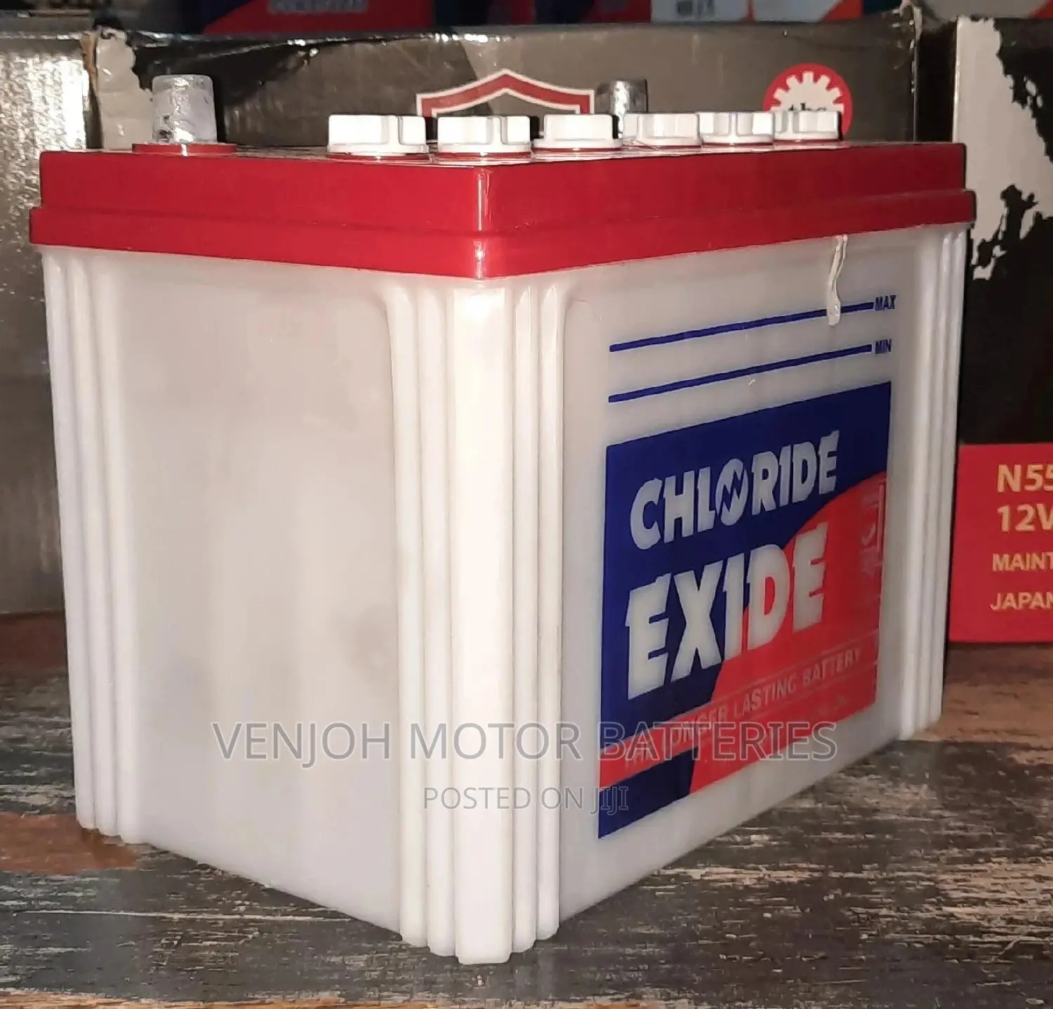 N50 SRR/L -50 AH Chloride Exide Car Battery