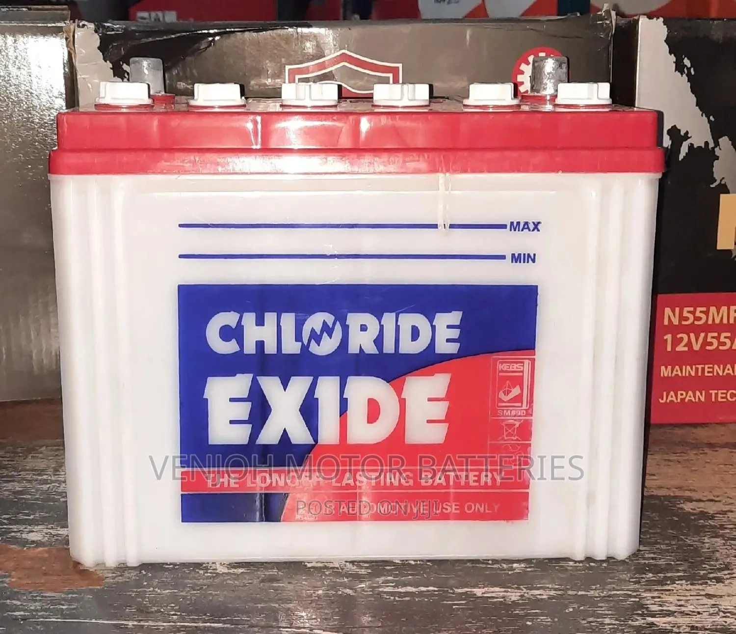 N50 SRR/L -50 AH Chloride Exide Car Battery