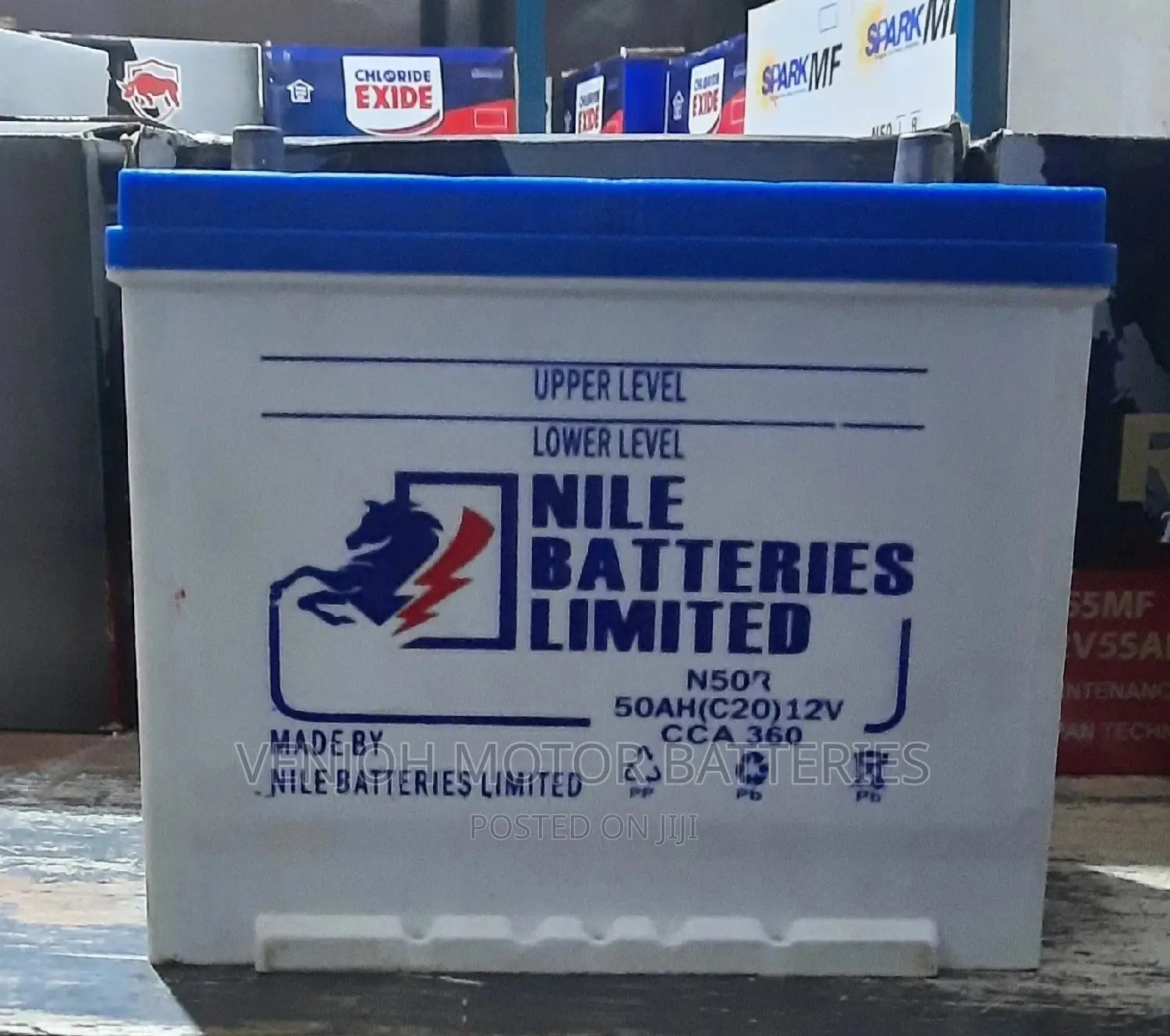 N50 SBR/L - 50 AH Nile Car Battery