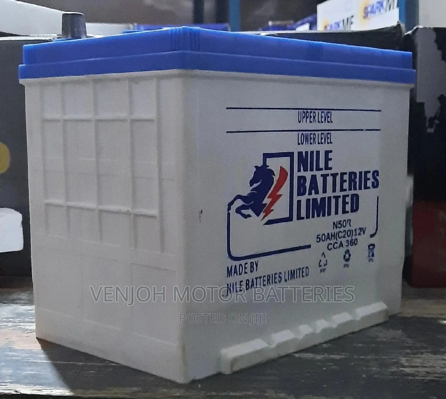 N50 SBR/L - 50 AH Nile Car Battery