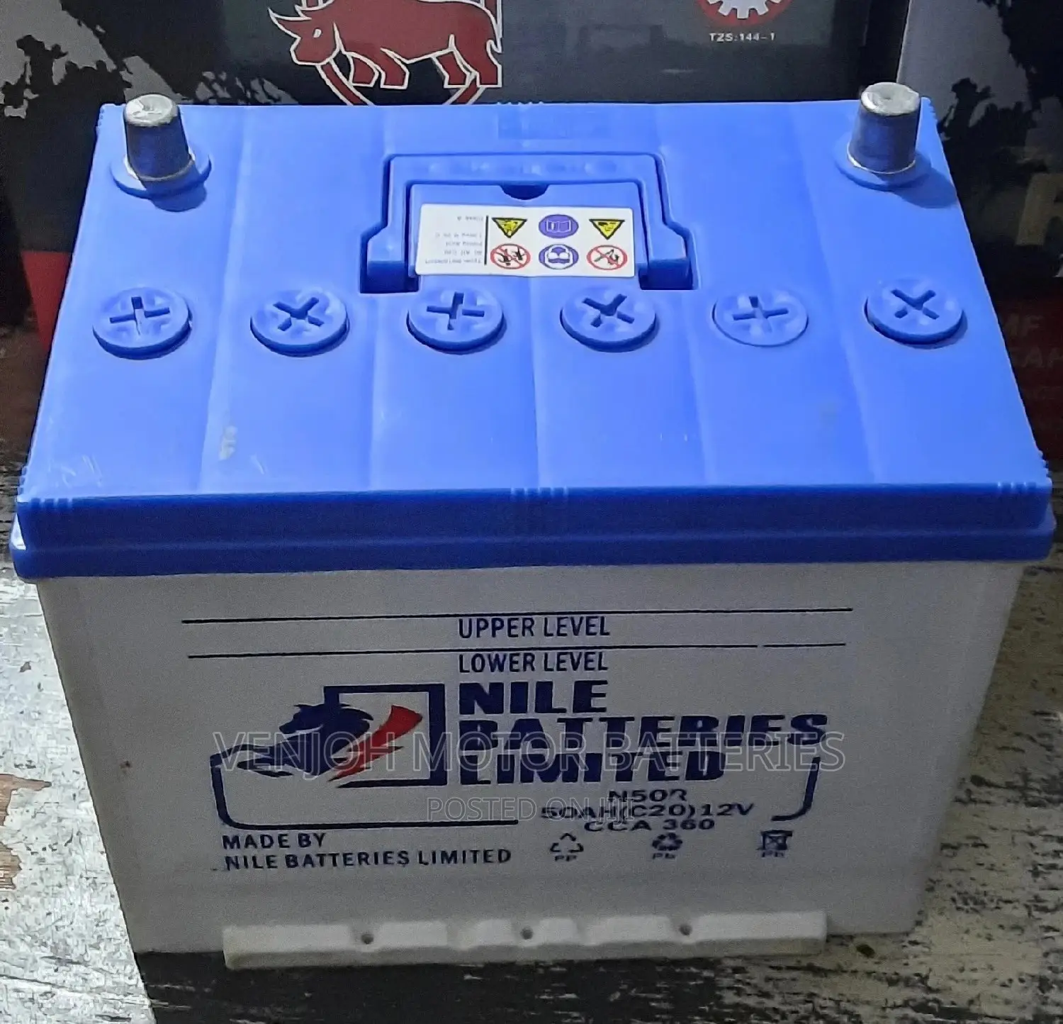N50 SBR/L - 50 AH Nile Car Battery