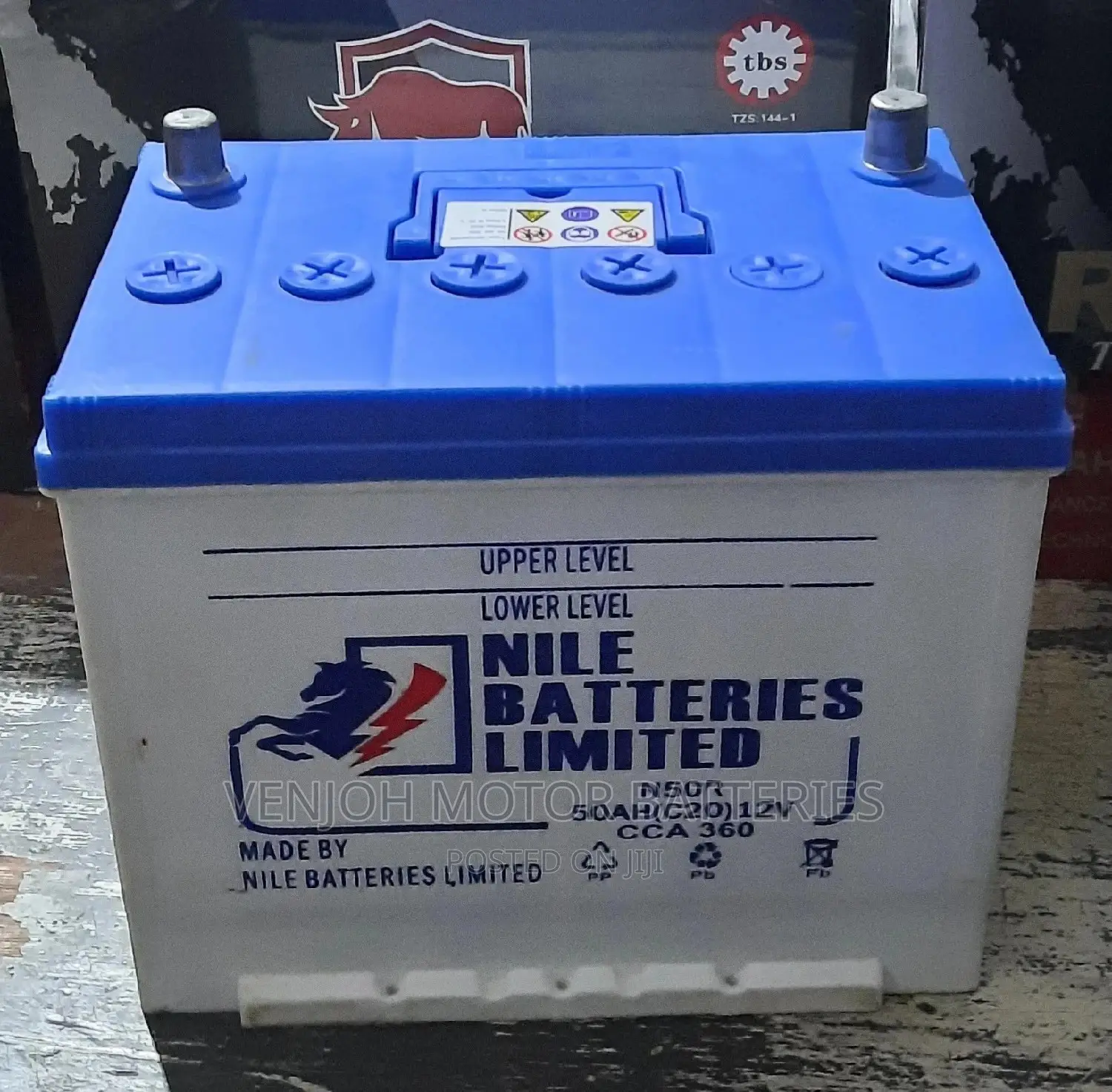 N50 SBR/L - 50 AH Nile Car Battery
