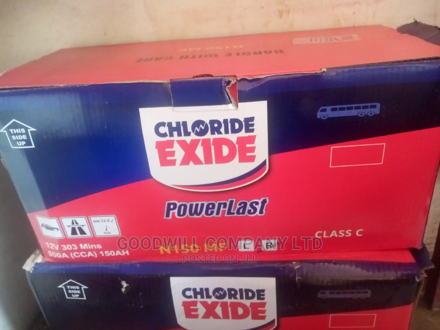 150ah N150 MF Chloride Exide Battery