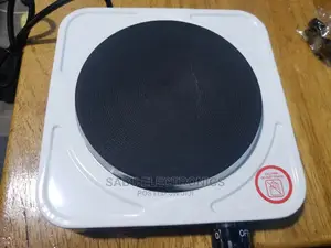 Photo - Single Hot Plate-white-electric
