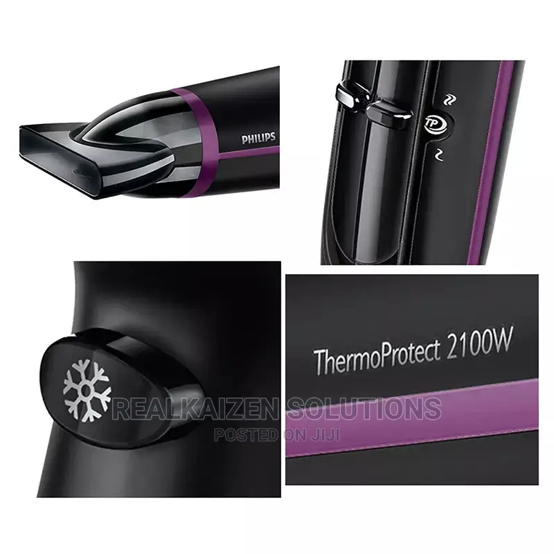 PHILIPS THERMOPROTECT 6 Speed Coolshot Hand Hair Dryer 2100W
