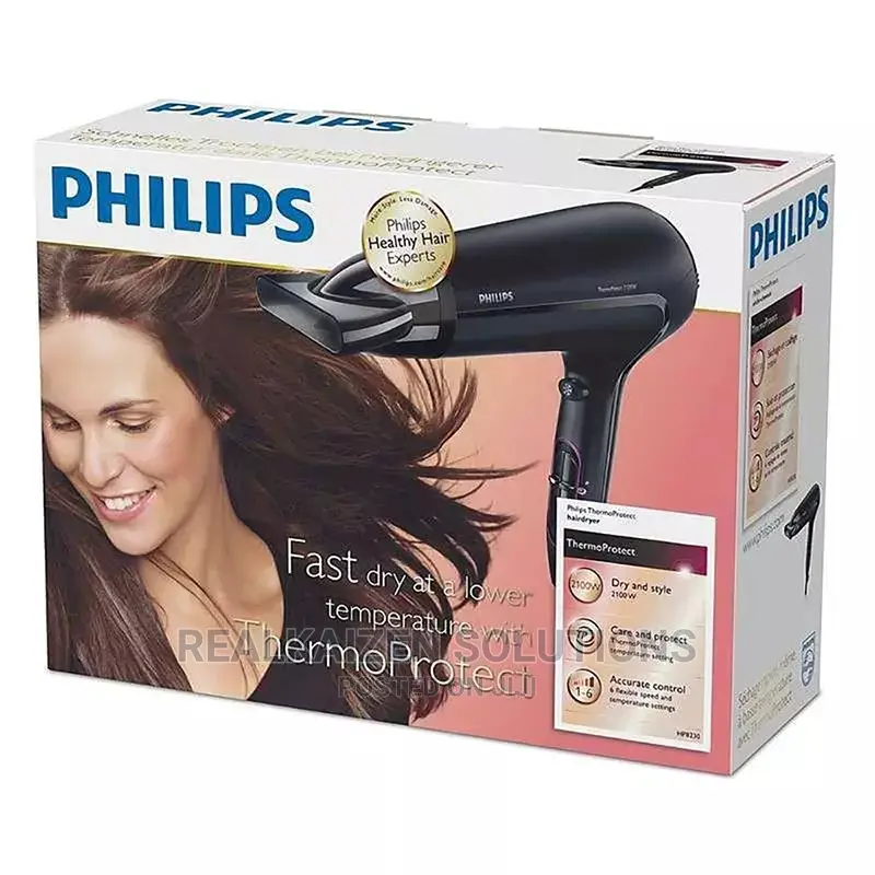 PHILIPS THERMOPROTECT 6 Speed Coolshot Hand Hair Dryer 2100W