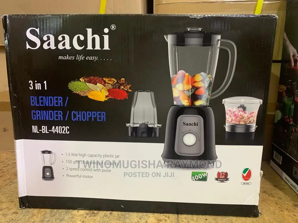 3 in 1 Blender/Chopper/Grinder