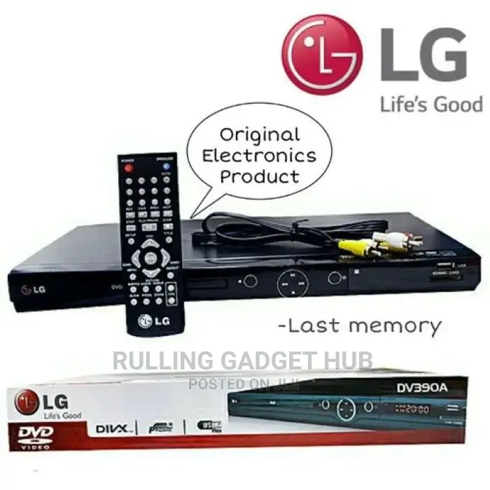 LG (Life's Good) DVD Player, All Types.