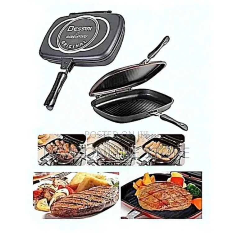 Dessini Double Grill Pan 36cm Non Stick