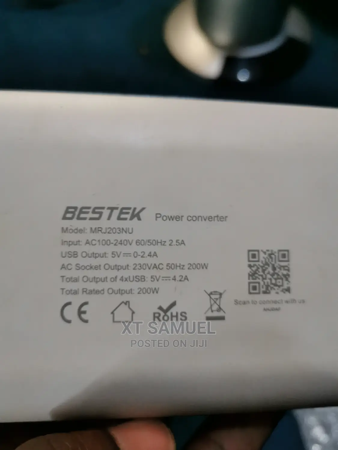 Bestek 200w Stabilizer With 4 USB Charging Ports