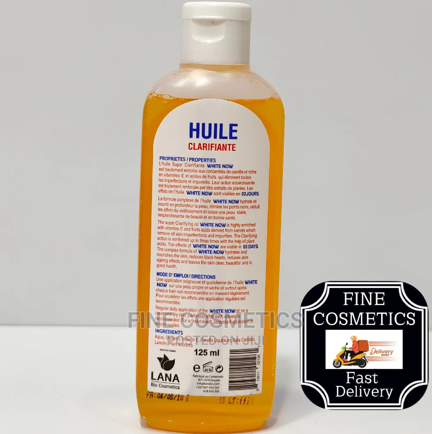 WHITE NOW Oil, Tripple Action Whitening Serum