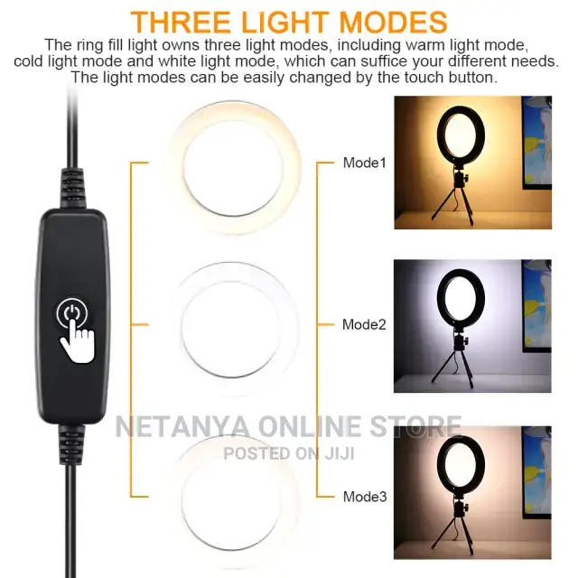 8inch Ring Light Without Phone Holder.